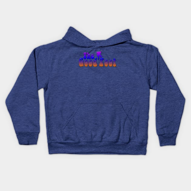 THE GOOD FOOT - (Sunset Burst) Kids Hoodie by The Good Foot